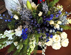 Floral Centerpiece - Wintery Mix