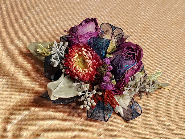 Dried Flower Corsage - Homecoming/Prom - E's Florals