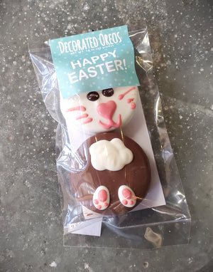 Easter Oreos Decorated with Chocolate