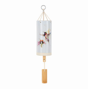 Stoneware Wind Chimes - Hummingbirds